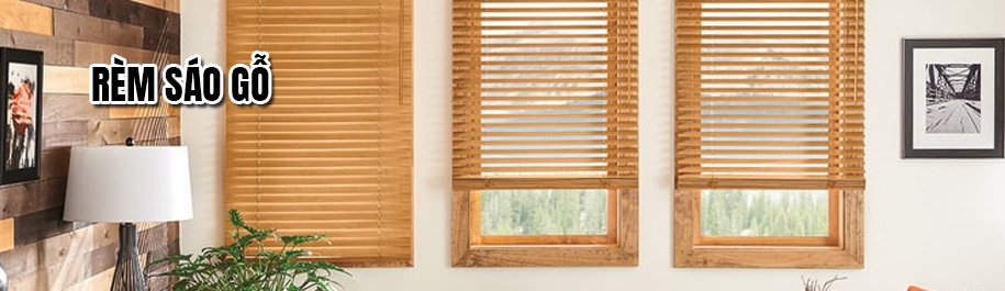 rèm sáo gỗ